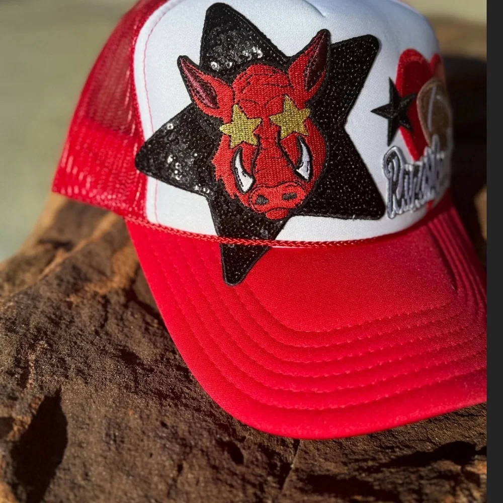 Custom designed hats you pick theme/colors christmas Halloween sports Disney
